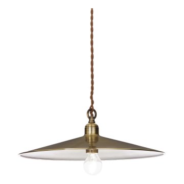 Ideal Lux - Kattokruunu johdossa CANTINA 1xE27/42W/230V halkaisija 35 cm pronssi