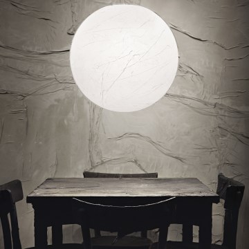 Ideal Lux - Kattokruunu johdossa CARTA 1xE27/25W/230V halkaisija 50 cm valkoinen