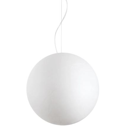 Ideal Lux - Kattokruunu johdossa CARTA 1xE27/25W/230V halkaisija 50 cm valkoinen