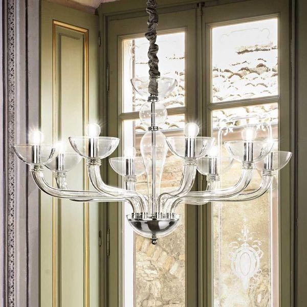 Ideal Lux – Kattokruunu johdossa CASANOVA 8×E14/40W/230V