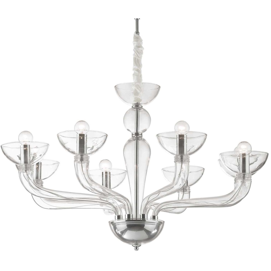 Ideal Lux – Kattokruunu johdossa CASANOVA 8×E14/40W/230V