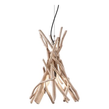Ideal Lux - Kattokruunu johdossa DRIFTWOOD 1xE27/60W/230V guava