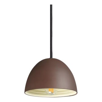 Ideal Lux - Kattokruunu johdossa FOLK 1xE27/60W/230V halkaisija 18 cm ruskea