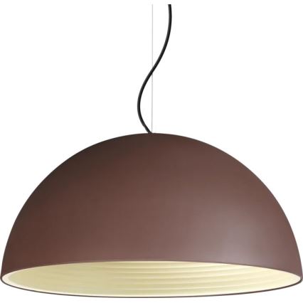 Ideal Lux - Kattokruunu johdossa FOLK 1xE27/60W/230V halkaisija 50 cm ruskea