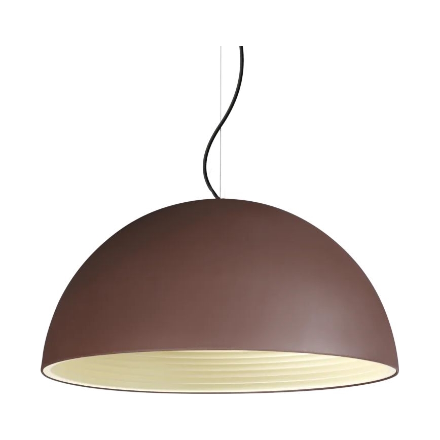 Ideal Lux - Kattokruunu johdossa FOLK 1xE27/60W/230V halkaisija 50 cm ruskea
