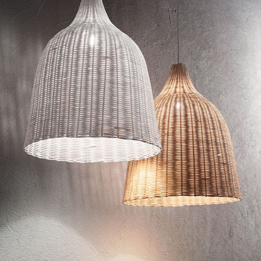 Ideal Lux - Kattokruunu johdossa HAUNT 1xE27/60W/230V halkaisija 35 cm beige