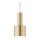 Ideal Lux - Kattokruunu johdossa HOLLY 1xE27/60W/230V halkaisija 12 cm messinki