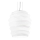 Ideal Lux - Kattokruunu johdossa KARMA 1xE27/60W/230V halkaisija 38 cm valkoinen