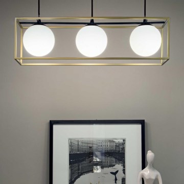 Ideal Lux - Kattokruunu johdossa LINGOTTO 3xE14/28W/230V