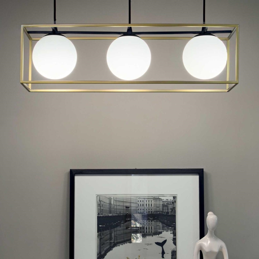 Ideal Lux - Kattokruunu johdossa LINGOTTO 3xE14/28W/230V