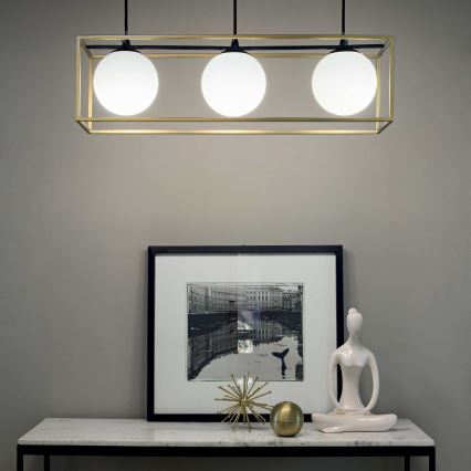 Ideal Lux - Kattokruunu johdossa LINGOTTO 3xE14/28W/230V