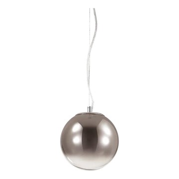 Ideal Lux - Kattokruunu johdossa MAPA 1xE27/42W/230V halkaisija 20 cm harmaa/savuinen