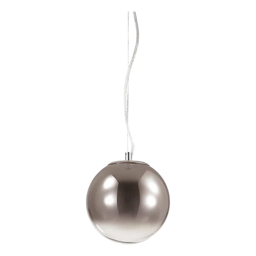 Ideal Lux - Kattokruunu johdossa MAPA 1xE27/42W/230V halkaisija 20 cm harmaa/savuinen