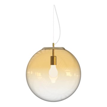 Ideal Lux - Kattokruunu johdossa MAPA 1xE27/42W/230V halkaisija 40 cm kulta/savuinen
