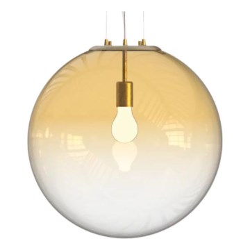 Ideal Lux - Kattokruunu johdossa MAPA 1xE27/42W/230V halkaisija 50 cm kulta/savuinen