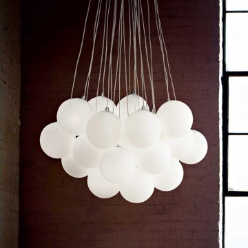 Ideal Lux - Kattokruunu johdossa MAPA PLUS 22xE14/40W/230V