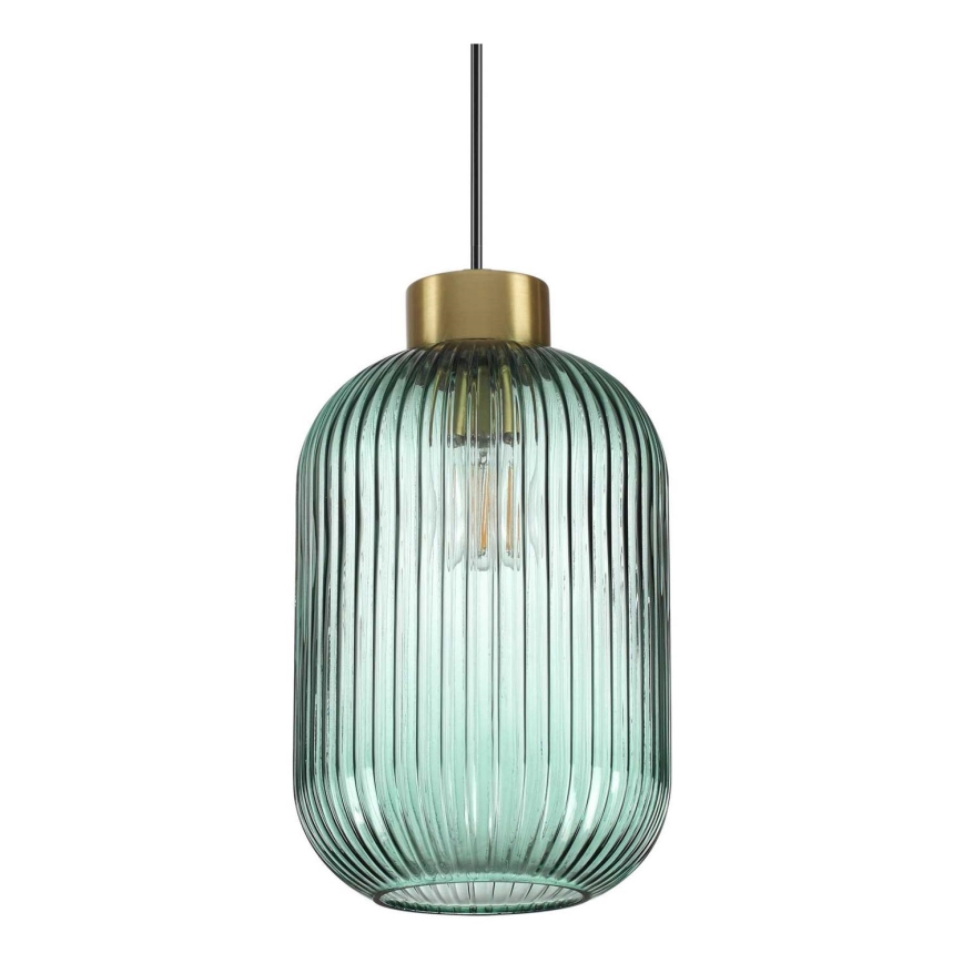 Ideal Lux - Kattokruunu johdossa MINT 1xE27/60W/230V halkaisija 20 cm vihreä