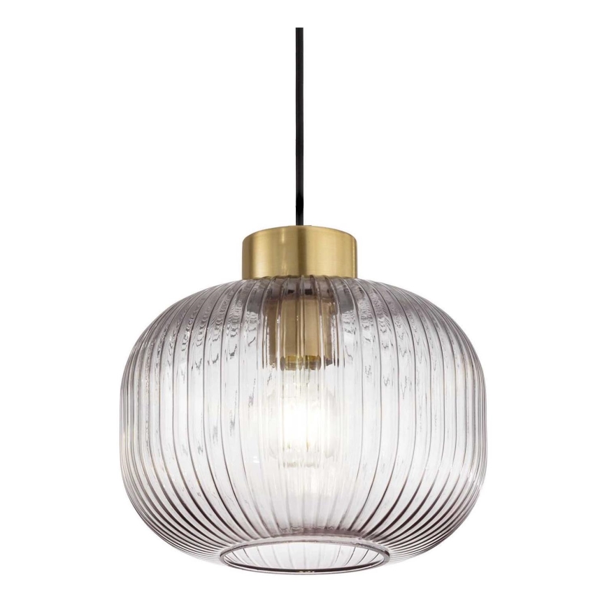 Ideal Lux - Kattokruunu johdossa MINT 1xE27/60W/230V halkaisija 24 cm läpinäkyvä