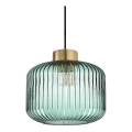 Ideal Lux - Kattokruunu johdossa MINT 1xE27/60W/230V halkaisija 24 cm vihreä