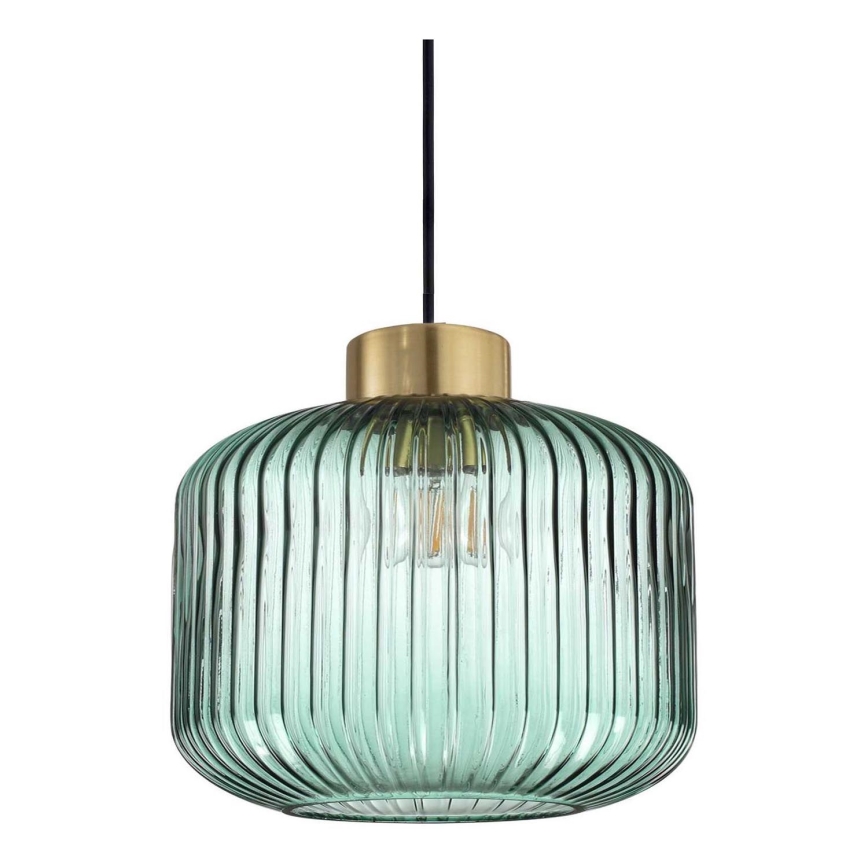 Ideal Lux - Kattokruunu johdossa MINT 1xE27/60W/230V halkaisija 24 cm vihreä