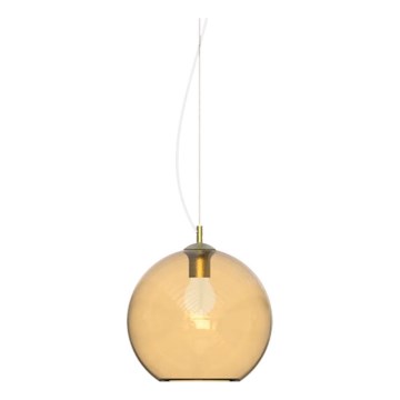 Ideal Lux - Kattokruunu johdossa NEMO 1xE27/42W/230V halkaisija 30 cm beige