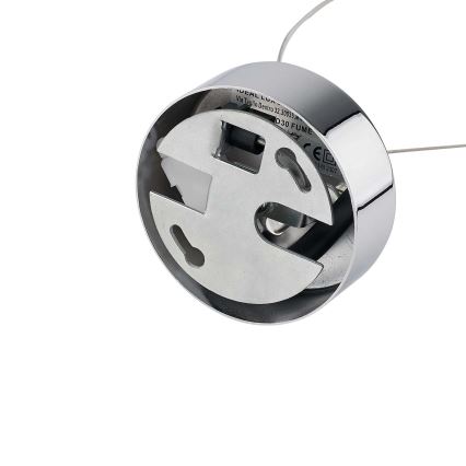 Ideal Lux - Kattokruunu johdossa NEMO 1xE27/42W/230V halkaisija 30 cm savuinen