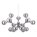 Ideal Lux - Kattokruunu johdossa NODI 15xE14/28W/230V kiiltävä kromi