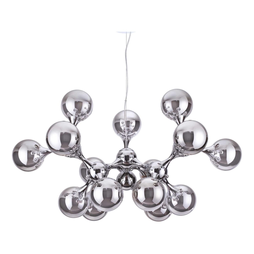 Ideal Lux - Kattokruunu johdossa NODI 15xE14/28W/230V kiiltävä kromi