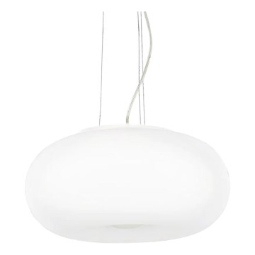 Ideal Lux - Kattokruunu johdossa ULISSE 3xE27/60W/230V halkaisija 52 cm valkoinen