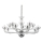 Ideal Lux - Kattokruunu ketjussa CASANOVA 16xE14/40W/230V halkaisija 120 cm läpinäkyvä