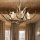 Ideal Lux - Kattokruunu ketjussa CHALET 8xE14/40W/230V sarvet