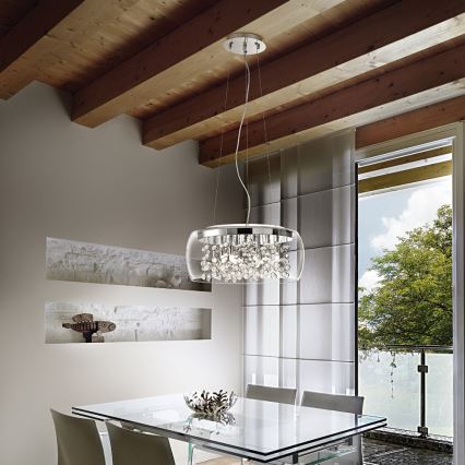 Ideal Lux - Kattokruunu narulla 8xG9/40W/230V