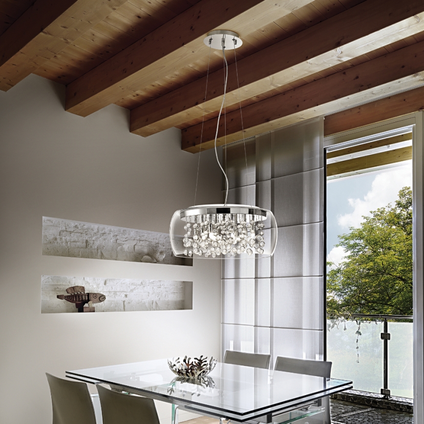 Ideal Lux - Kattokruunu narulla 8xG9/40W/230V