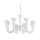 Ideal Lux - Kattokruunu narulla BON BON 8xE14/40W/230V