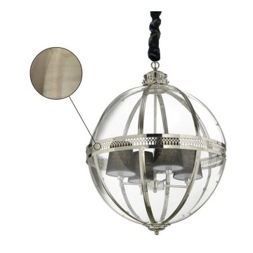 Ideal Lux - Kattokruunu narulla WORLD 4xE14/40W/230V