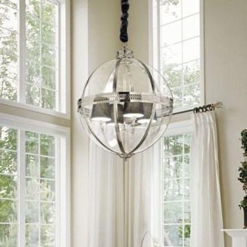 Ideal Lux - Kattokruunu narulla WORLD 4xE14/40W/230V