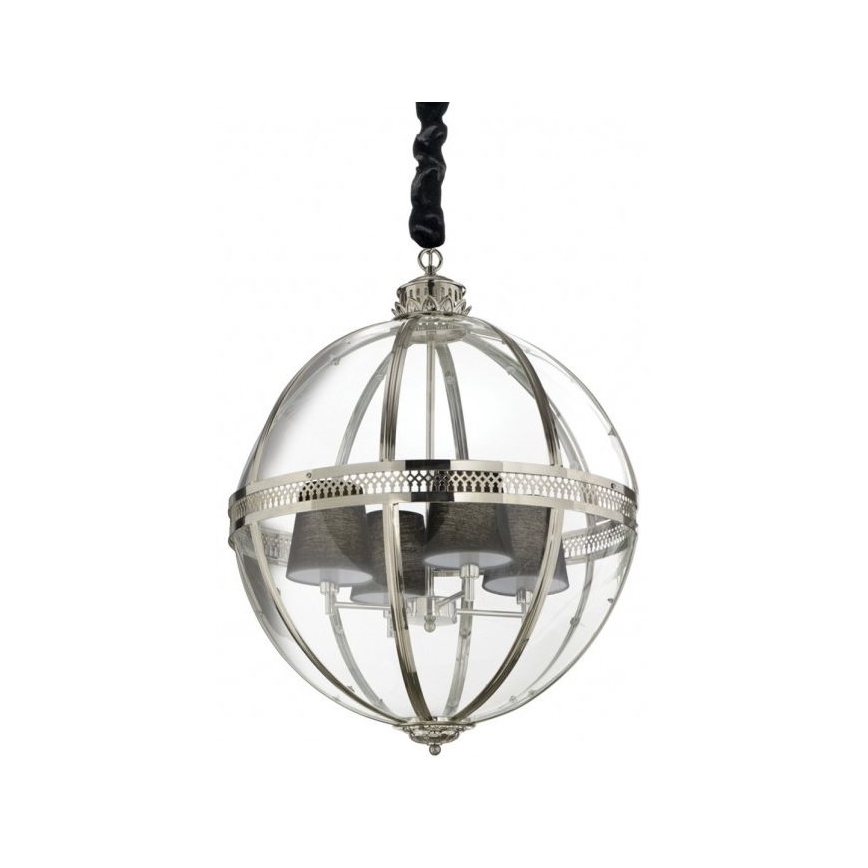 Ideal Lux - Kattokruunu narulla WORLD 4xE14/40W/230V