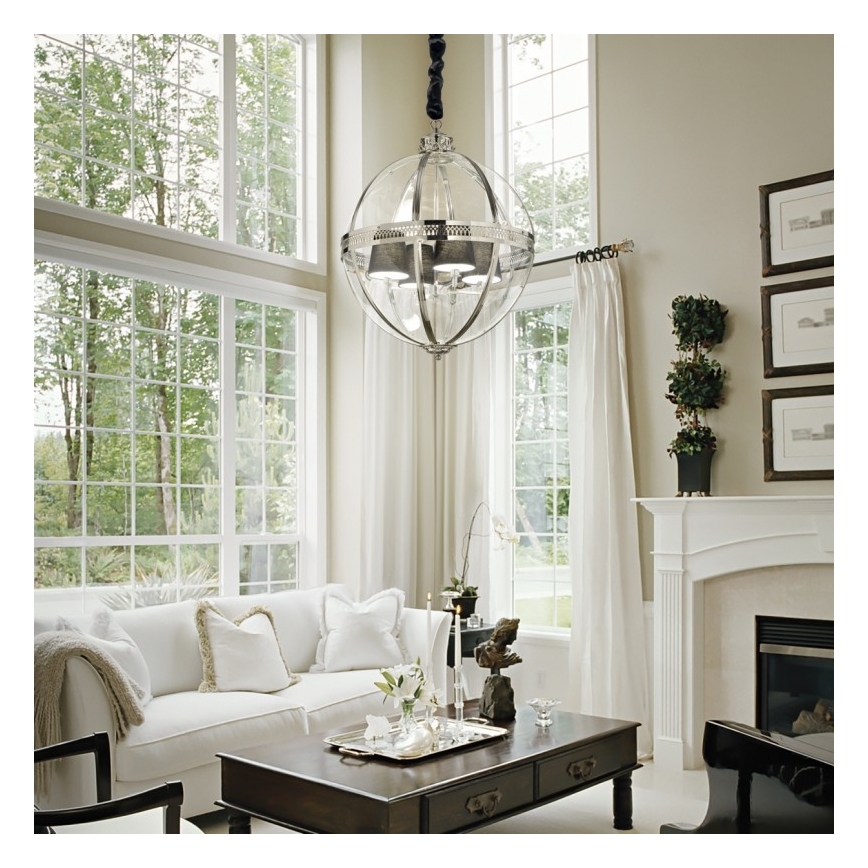 Ideal Lux - Kattokruunu narulla WORLD 4xE14/40W/230V