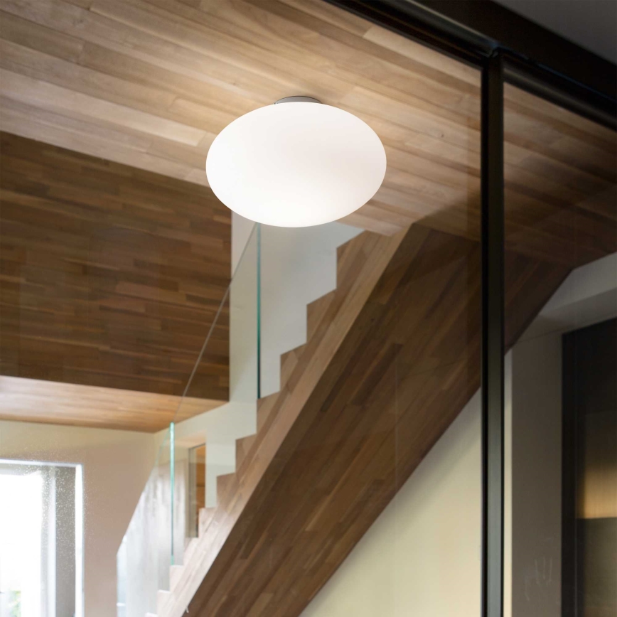 Ideal Lux - Kattovalo CANDY 1xE27/42W/230V halkaisija 40 cm valkoinen