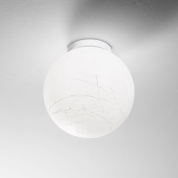 Ideal Lux - Kattovalo CARTA 1xE27/25W/230V halkaisija 30 cm valkoinen