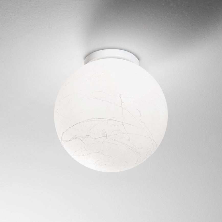 Ideal Lux - Kattovalo CARTA 1xE27/25W/230V halkaisija 30 cm valkoinen