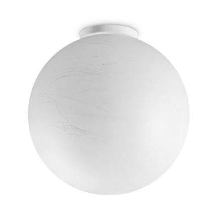 Ideal Lux - Kattovalo CARTA 1xE27/25W/230V halkaisija 40 cm valkoinen
