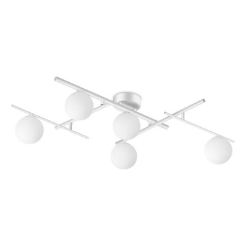 Ideal Lux - Kiinteä LED-kattokruunu ATLAS 5xG9/3W/230V valkoinen