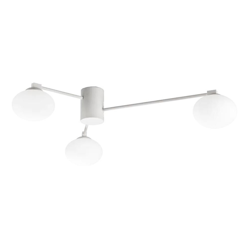 Ideal Lux - Kiinteä LED-kattokruunu HERMES 3xG9/3W/230V halkaisija 90 cm valkoinen