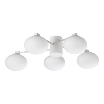 Ideal Lux - Kiinteä LED-kattokruunu HERMES 5xG9/3W/230V halkaisija 60 cm valkoinen