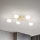 Ideal Lux - Kiinteä LED-kattokruunu HERMES 5xG9/3W/230V halkaisija 90 cm kulta
