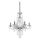 Ideal Lux - Kristalli-ketjukattokruunu AMADEUS 6xE14/40W/230V halkaisija 67 cm läpinäkyvä