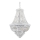 Ideal Lux - Kristalli-ketjukattokruunu DUBAI 24xE14/28W/230V halkaisija 80 cm kiiltävä kromi