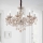 Ideal Lux - Kristalli-ketjukattokruunu ROSE 8xE14/40W/230V halkaisija 78 cm beige