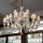 Ideal Lux - Kristalli-ketjukattokruunu STRAUSS 18xE14/40W/230V halkaisija 85 cm messinki